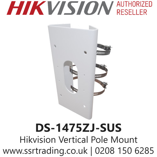 Hikvision Vertical Pole Mount Bracket - DS-1475ZJ-SUS
