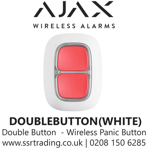Ajax Wireless double panic button for fast response - DoubleButton(WHITE)