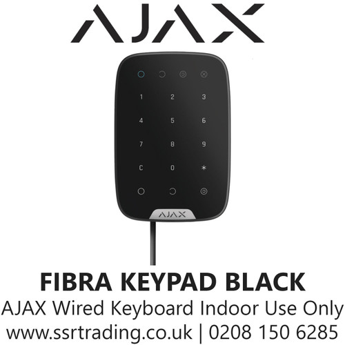 AJAX Wired Keyboard For indoor Use Only - Fibra KeyPad (Black)