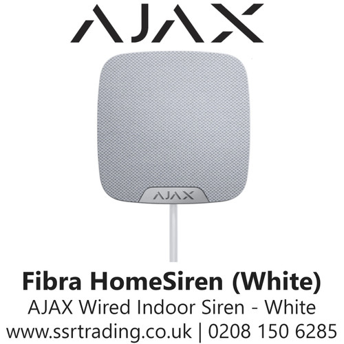 FIBRA HOMESIREN (WHITE) AJAX Wired indoor Siren Color In White 