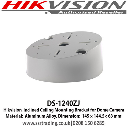 Hikvision Inclined Ceiling Mounting Bracket for Dome Camera - (DS-1240ZJ)