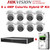 Hikvision 8 Ch NVR Kit With 8 x 4MP ColorVu Hybrid IP Cameras DS-2CD2347G2H-LIU, NVR  DS-7608NXI-K1/8P with 2TB Seagate SkyHawk Hard Drive