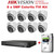 Hikvision 8CH Latest DVR Kit With 8 x 5MP 2.8mm (DS-2CE72KF0T-LFS) Hybrid Audio Colorvu Turret Camera, Hikvision 8Ch 8MP iDS-7208HUHI-M1/S(C) AcuSense AoC DVR & 4TB Seagate SkyHawk Surveillance Hard Drive