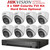 Hikvision 8Ch DVR Kit With 8 x 5MP 2.8mm (DS-2CE72KF0T-LFS) Hybrid Audio Colorvu Turret Camera, Hikvision 8Ch 8MP iDS-7208HUHI-M1/S(C) AcuSense AoC DVR Hard Drive Optional 