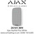 Ajax 26101.WH KeyPad Plus White Wireless Touch Keypad Supporting Encrypted Contactless Cards and Key Fobs