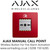  Ajax Wireless Wall Mounted Button For Manual Fire Alarm Activation - Ajax Manual Call Point (Red)