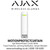 Ajax Motion Protect Curtain White, Protection Class IP54, Fraud Protection, Jamming Notification, Tamper-Resistant