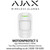 Ajax MotionProtect S White, PIR Sensor, Two-Way Communication Between Devices