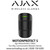 Ajax MotionProtect S Black, PIR Sensor, Two-Way Communication Between Devices, Anti Sabotage