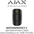 Ajax MotionProtect S Black, PIR Sensor, Two-Way Communication Between Devices, Anti Sabotage