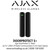 AJAX Wireless Reed-Switch Opening Detector, Superior Edition - AJAX DOORPROTECT S+ / BLACK