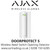 Ajax Wireless Reed-Switch Opening Detector - Enhanced Battery For Stable Operation At Any Temperature - AJAX DOORPROTECT S