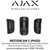 Ajax MotionCam S (PHOD) Black Wireless IR Motion Detector Supporting Photo By Alarm, Photo On Demand, Photo By Schedule, Photo By Scenario Features, Superior Edition