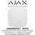 Ajax LEAKSPROTECT - WHITE Wireless flood detector detects first signs of leakage within milliseconds