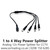 1 to 4 Way Power Splitter For CCTV Camera