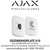  Ajax SSDDBRANDPLATE X10 White, Brandplate Mounts On StreetSiren DoubleDeck Using A Clip Lock