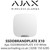 Ajax SSDDBRANDPLATE X10 White, Brandplate Mounts On StreetSiren DoubleDeck Using A Clip Lock