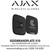 Ajax SSDDBRANDPLATE X10 Black, Brandplate Mounts On StreetSiren DoubleDeck Using A Clip Lock