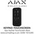 Ajax KeyPad TouchScreen Combines Security and Smart Home Device Management, The Big Display, DESFire and BLE Technologies, and Code Options Ensure a Secure and Efficient Experience - KeyPad TouchScreen Black