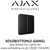 Ajax Button For Lightcore, 1-Gang Or 2-Way Version - Solobutton(2-Gang)Black