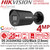 Hikvision 4MP Acusense Smart Hybrid Light Black Bullet IP PoE Camera - 2U: Built-in Aarrayed Dual-microphone For Real-time High Quality Audio Security - DS-2CD2043G2-LI2U/Black (2.8mm)