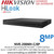 HiLook - 8Ch 1U 8 PoE 4K NVR - NVR-208MH-C/8P
