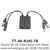 RJ45 Balun Passive 4K HD Video Balun with Power - TT-4K-RJ45-TR