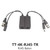 RJ45 Balun Passive 4K HD Video Balun with Power - TT-4K-RJ45-TR