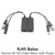 RJ45 Balun Passive 4K HD Video Balun with Power - TT-4K-RJ45-TR
