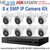 HiLook 8Ch NVR Security System Kit – Includes 5MP IP Cameras, Night Vision, Motion Detection, Remote Access via Mobile App, Plug & Play POE Setup