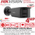 Hikvision - DS-2CD2T43G2P-LISU/SL/Black (2.8mm) Smart Hybrid Light Panoramic AcuSense Fixed Lens 4MP Bullet IP Network Camera Color in Black 