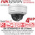 iDS-2CD5D47G2/V-XS (2.8mm) Hikvision 4MP AcuSense DeepinViewX Fixed Lens Dome IP PoE CCTV Security Camera for Perimeter Protection 