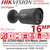 Hikvision 16MP Audio Acusense Bullet PoE Camera - DS-2CD20166G3-IUY/Black (4mm)