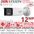 Hikvision DS-2CD2T127G3P-LIS2UY/S(L)(RB) 12MP Panoramic ColorVu 2.8mm Fixed Lens Bullet IP Network Camera with 180° Panoramic View, Crystal-clear audio with Arrayed Dual-Mic, Anti-corrosion design (NEMA 4X), more reliable 