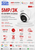 Hikvision 3K/5MP Two Way Audio Turret TVI Camera with 2.8mm Fixed Lens, Built-in mic and Built-in Speaker- DS-2CE72KF0T-LTS (2.8mm)