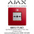 Ajax 60815.171.NC1 Manual Call Point, Red, Emergency Alarm