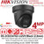 Hikvision DS-2CD2347G3-LI2UY/Black (2.8mm) 4MP Smart Hybrid Light with ColorVu Turret IP Camera with 2.8mm Fixed Lens - Scene-adaptive WDR - Built-in Arrayed Dual-Microphone - Anti-corrosion Design - Water and Dust Resistant (IP67) 