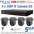 HiLook CCTV Security Camera IP Kit - 4 Channel NVR Kit for homes - HiLook 4Ch CCTV IP Network Kit -  HiLook NVR Kit With Cameras - HiLook surveillance kit 4 channel - Latest Hybrid HiLook 4Ch NVR Kit 