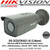 Hikvision - 6MP IR Fixed Grey Bullet Network Camera with 2.8mm fixed lens, 50m IR, 120dB WDR, Powered by Darkfighter, IP67, BLC/3D DNR/ROI/HLC,  Support on-board storage, up to 128 GB - DS-2CD2T65G1-I5/Grey