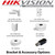 Hikvision 5MP Ultra-Low Light PoC Turret Camera with 3.6mm fixed lens, 40m IR, Ultra-low light, OSD menu, DNR, DWDR, IPI67 - DS-2CE56H5T-IT3E