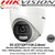 Hikvision 2MP fixed lens colour turret camera with 2.8mm lens, Up to 20m white light distance, IP67 weatherproof, 24-hour colour image, 130dB wide dynamic range, 4 in 1, can be used as TVI, CVI, AHD or Analogue camera - DS-2CE72DFT-F28