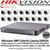 Hikvision 5MP colorVu camera surveillance system kit with 1 x 16 channel TVI Turbo 4.0 PoC 5MP DVR, 6TB WD Purple surveillance hard drive 