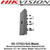 Hikvision DS-1275ZJ-SUS (Black) Horizontal Pole Mount, Material SUS304, Dimension: 127 × 46 × 250mm, Weight: 1345 g (2.97 lb.)