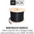W Box 100 Meter COAX RG 59+ 2 Core Shotgun Cable, Coaxial Video/Power Cable for Security Camera - WBXRG59100M2C