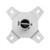 Vista Ceiling Mount Adaptor for use with VDM-2MP(VW)  White Drop Pole - VDM-IPMCA(VW)  