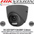 Hikvision 2MP 2.8mm Fixed Lens ColorVu Turret Grey CCTV Camera, 4-in-1 TVI/CVI/AHD/Analogue, 20m White Light Distance, IP67 Weatherproof, WDR, 24/7 Full Color Imaging - DS-2CE72DFT-F28/Grey (2.8mm)