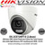 Hikvision 5MP 2.8mm Fixed Lens ColorVu PoC Turret CCTV Camera, 20m White Light Distance, IP67 Weatherproof, 130dB WDR, 24/7 Full Color Imaging - DS-2CE72HFT-E (2.8mm)