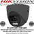 Hikvision CCTV Kit 5MP Balun Kit - 8CH DVR + 5x Grey ColourVu Turret Cameras