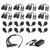 Hikvision CCTV System Kit 5MP Balun Kit - 8CH DVR + 8x Grey ColourVu Turret Cameras