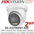 Hikvision 2MP 2.8-12mm Motorized Varifocal Lens ColorVu PoC Auto Focus TVI Turret CCTV Camera, 40m White Light Distance, IP68 Weatherproof, 130dB WDR, Smart Light, 24/7 Full Color Imaging - DS-2CE79DF8T-AZE 